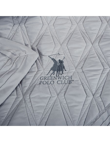 GREENWICH POLO CLUB ΚΟΥΒΕΡΛΙ ΥΠΕΡΔΙΠΛΟ ΣΕΤ 2160 ΓΚΡΙ