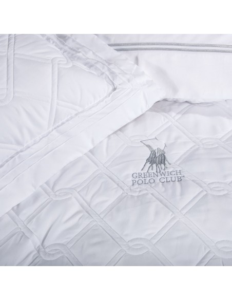 GREENWICH POLO CLUB ΚΟΥΒΕΡΛΙ ΥΠΕΡΔΙΠΛΟ ΣΕΤ 2161 ΛΕΥΚΟ