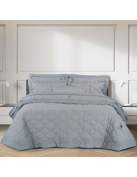 GREENWICH POLO CLUB ΚΟΥΒΕΡΛΙ ΥΠΕΡΔΙΠΛΟ ΣΕΤ 2163 ΓΚΡΙ