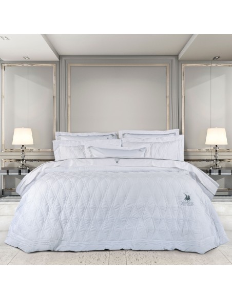 GREENWICH POLO CLUB ΚΟΥΒΕΡΛΙ ΥΠΕΡΔΙΠΛΟ ΣΕΤ 2158 ΛΕΥΚΟ