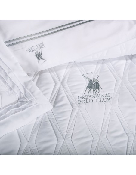 GREENWICH POLO CLUB ΚΟΥΒΕΡΛΙ ΥΠΕΡΔΙΠΛΟ ΣΕΤ 2158 ΛΕΥΚΟ