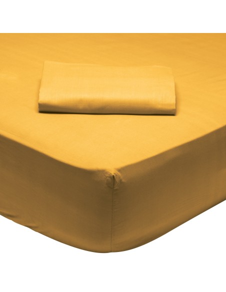 DAS HOME 1019 ΣΕΝΤΟΝΙ ΗΜΙΔΙΠΛΟ ΜΕ ΛΑΣΤΙΧΟ MUSTARD MUSTARD