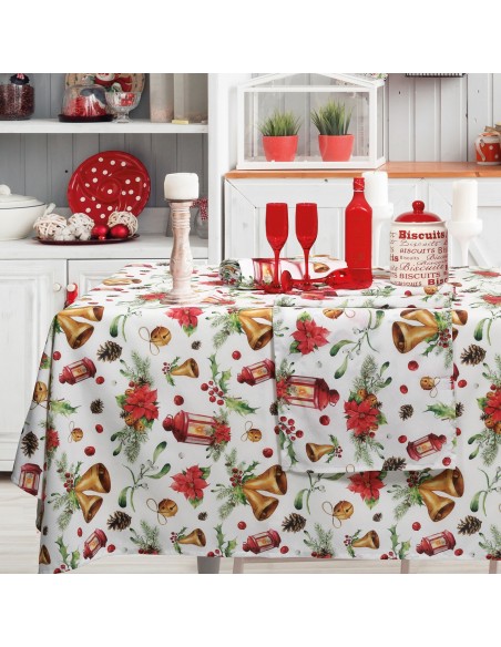 DAS HOME CHRISTMAS RUNNER 45Χ140 0624 ΚΟΚΚΙΝΟ, ΜΠΕΖ, ΧΡΥΣΟ