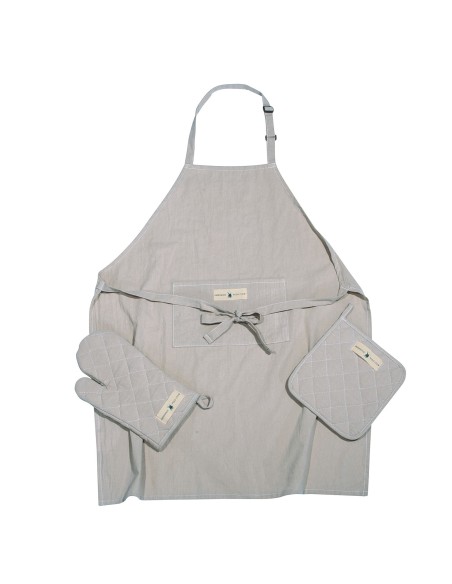 GREENWICH POLO CLUB ΣΕΤ ΚΟΥΖΙΝΑΣ 3 ΤΕΜΑΧΙΩΝ 2638 ΓΚΡΙ