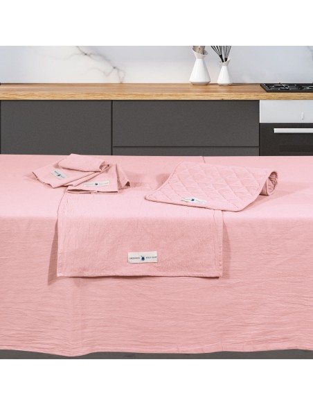 GREENWICH POLO CLUB ΤΡΑΠΕΖΟΜΑΝΤΗΛΟ 140Χ240 2639 ΡΟΖ