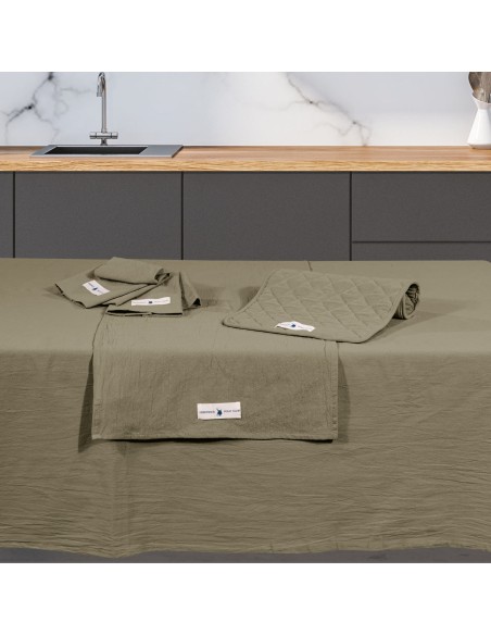 GREENWICH POLO CLUB ΤΡΑΠΕΖΟΜΑΝΤΗΛΟ 140Χ240 2640 ΧΑΚΙ