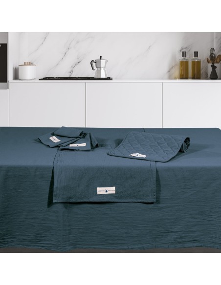 GREENWICH POLO CLUB ΤΡΑΠΕΖΟΜΑΝΤΗΛΟ 140Χ240 2643 ΓΚΡΙ ΣΚΟΥΡΟ