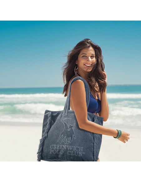 GREENWICH POLO CLUB ΤΣΑΝΤΑ ΘΑΛΑΣΣΗΣ 42Χ45 3620 ΜΠΛΕ