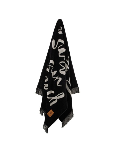 GREENWICH POLO CLUB ΠΕΤΣΕΤΑ ΘΑΛΑΣΣΗΣ 90Χ170 3641 ΕΚΡΟΥ, ΜΑΥΡΟ