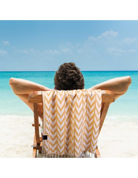 GREENWICH POLO CLUB ΠΕΤΣΕΤΑ-ΠΑΡΕΟ 80Χ180 3685 ΙΒΟΥΑΡ, ΩΧΡΑ