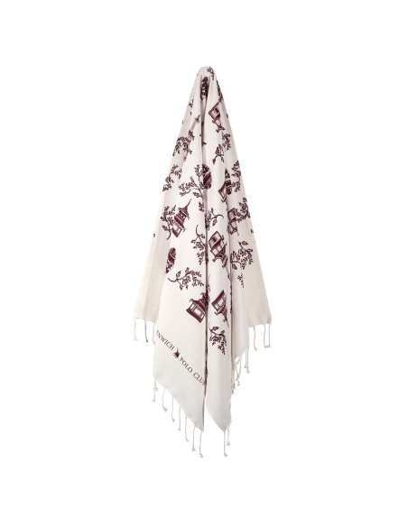 GREENWICH POLO CLUB ΠΕΤΣΕΤΑ-ΠΑΡΕΟ 80Χ180 3671 ΕΚΡΟΥ, ΜΠΟΡΝΤΩ