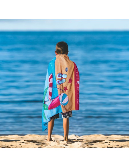 GREENWICH POLO CLUB ΠΕΤΣΕΤΑ ΘΑΛΑΣΣΗΣ 70Χ140 3719 ΚΙΤΡΙΝΟ, ΚΟΚΚΙΝΟ, ΜΠΛΕ