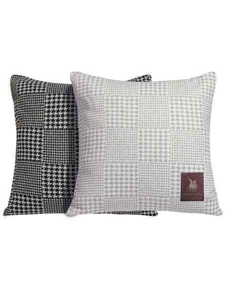 GREENWICH POLO CLUB ΔΙΑΚΟΣΜΗΤΙΚΟ ΜΑΞΙΛΑΡΙ 42X42 2784 ΓΚΡΙ, ΕΚΡΟΥ