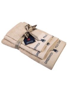 GREENWICH POLO CLUB ΣΕΤ ΠΕΤΣΕΤΕΣ 3 ΤΕΜΑΧΙΩΝ 2668 ΜΠΕΖ 2