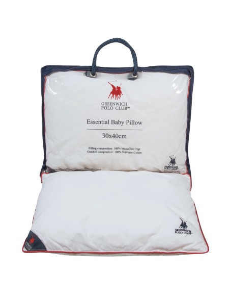 GREENWICH POLO CLUB  ΜΑΞΙΛΑΡΙ 30Χ40 ΒΑΒΥ 2982 ΛΕΥΚΟ