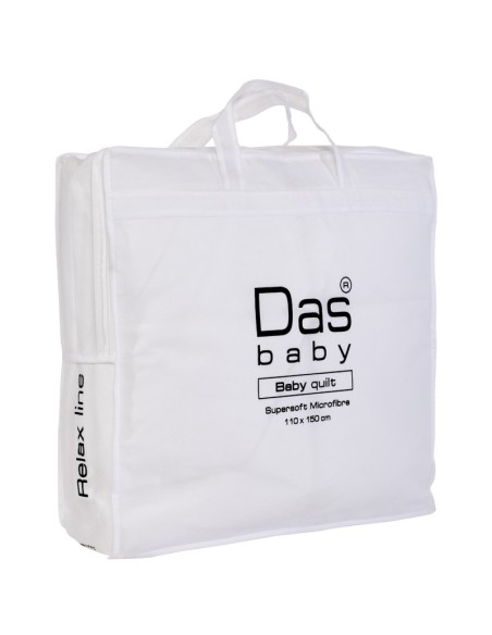 DAS BABY 6060 ΠΑΠΛΩΜΑ 110Χ150 RELAX ΛΕΥΚΟ