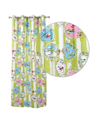 DAS HOME 2059 ΚΟΥΡΤΙΝΑ 140Χ280 ΜΕ ΤΡΟΥΚΣ...