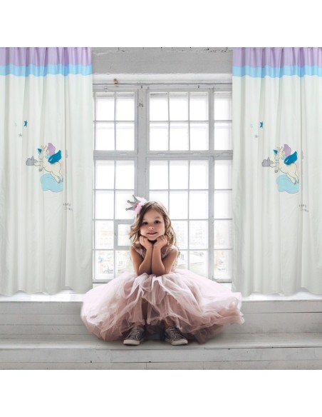 DAS BABY 6463 ΚΟΥΡΤΙΝΑ-ΚΡΙΚΟΥΣ 140Χ260 ΚΡΕΜ, ΡΟΖ