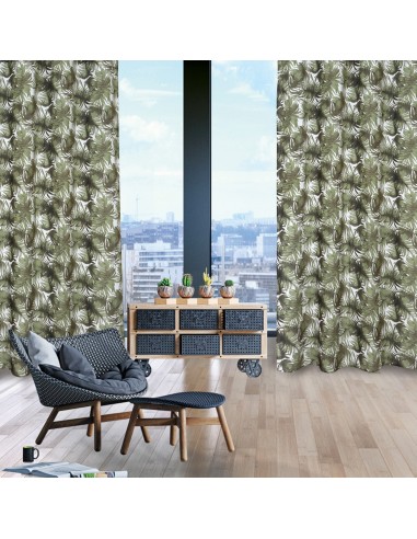 DAS HOME 2179 ΚΟΥΡΤΙΝΑ 140Χ260 ΜΕ ΤΡΟΥΚΣ ΕΚΡΟΥ,...