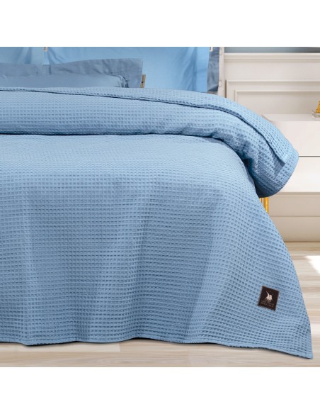 GREENWICH POLO CLUB ΚΟΥΒΕΡΤΑ ΠΙΚΕ 220X240 3457 ΜΠΛΕ ΡΑΦ