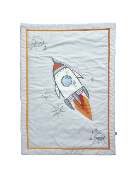 DAS BABY ΚΟΥΒΕΡΛΙ FUN 4877 ΓΚΡΙ, ΚΙΤΡΙΝΟ, ΜΠΛΕ