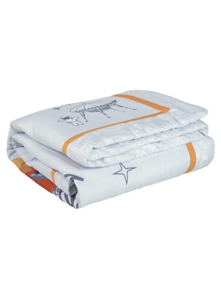 DAS BABY ΚΟΥΒΕΡΛΙ FUN 4877 ΓΚΡΙ, ΚΙΤΡΙΝΟ, ΜΠΛΕ