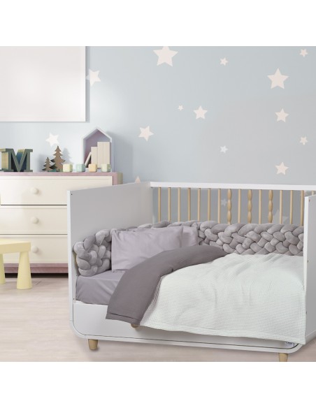 DAS BABY ΚΟΥΒΕΡΤΑ 80X110 RELAX 4882 ΓΚΡΙ ΑΝΟΙΧΤΟ, ΓΚΡΙ ΣΚΟΥΡΟ