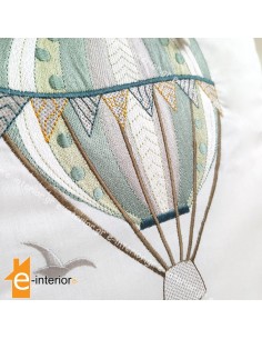 Πάντα Κούνιας 45x210 Hot Air Balloon - Green 2