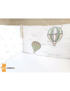 Πάντα Κούνιας 45x210 Hot Air Balloon - Green