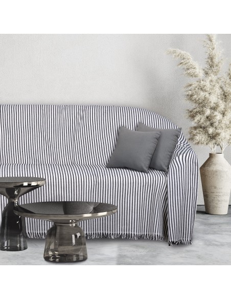 DAS HOME ΡΙΧΤΑΡΙ 180Χ300 0253 ΕΚΡΟΥ, ΜΑΥΡΟ