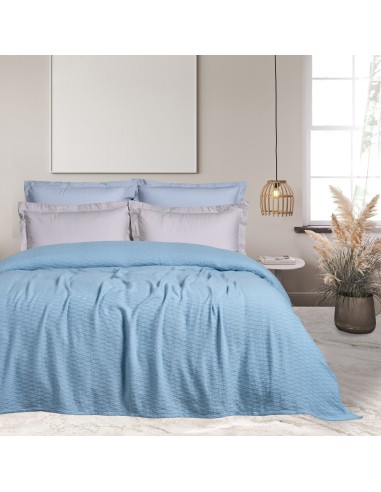 DAS HOME ΚΟΥΒΕΡΤΑ 220X240 0489 ΜΠΛΕ