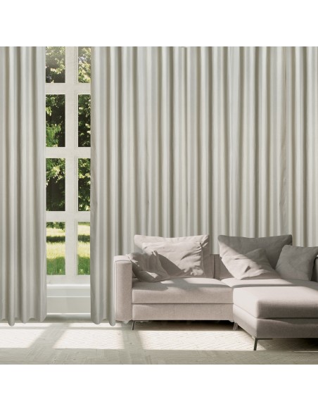 DAS HOME ΚΟΥΡΤΙΝΑ ΜΕ ΚΡΙΚΟΥΣ 140Χ270 2256 ΓΚΡΙ ΣΚΟΥΡΟ