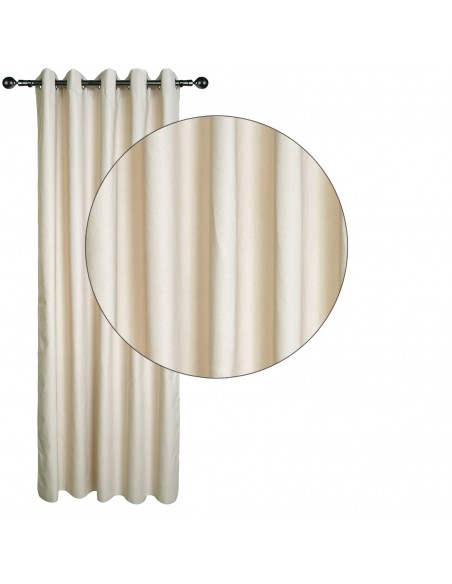 DAS HOME ΚΟΥΡΤΙΝΑ ΜΕ ΚΡΙΚΟΥΣ 140Χ270 2257 ΜΠΕΖ