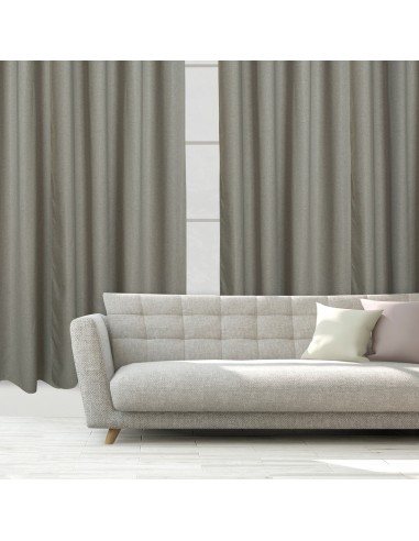 DAS HOME ΚΟΥΡΤΙΝΑ ΜΕ ΚΡΙΚΟΥΣ 140Χ270 2259 ΓΚΡΙ