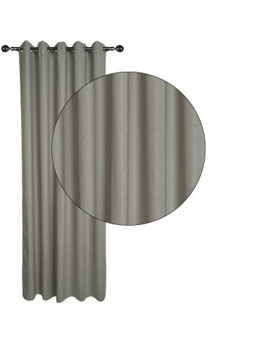 DAS HOME ΚΟΥΡΤΙΝΑ ΜΕ ΚΡΙΚΟΥΣ 140Χ270 2259 ΓΚΡΙ