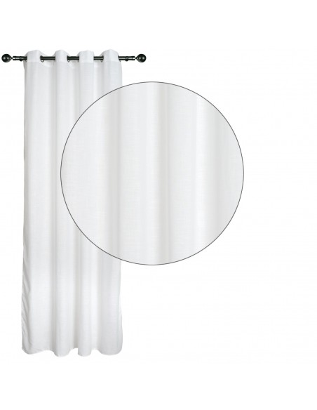 DAS HOME ΚΟΥΡΤΙΝΑ ΜΕ ΚΡΙΚΟΥΣ 140Χ270 2249 ΕΚΡΟΥ