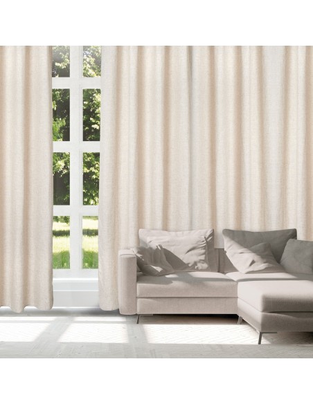 DAS HOME ΚΟΥΡΤΙΝΑ ΜΕ ΚΡΙΚΟΥΣ 140Χ270 2250 ΜΠΕΖ