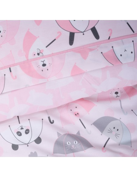 DAS KIDS ΣΕΤ ΠΑΠΛΩΜΑΤΟΘΗΚΗ ΜΟΝΗ 4878 ΓΚΡΙ, ΛΕΥΚΟ, ΡΟΖ