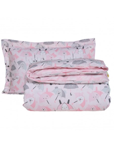 DAS KIDS ΣΕΤ ΠΑΠΛΩΜΑΤΟΘΗΚΗ ΜΟΝΗ 4878 ΓΚΡΙ, ΛΕΥΚΟ, ΡΟΖ