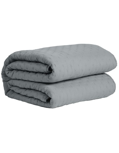 DAS HOME ΚΟΥΒΕΡΛΙ ΜΟΝΟ HAPPY 9630 ΓΚΡΙ