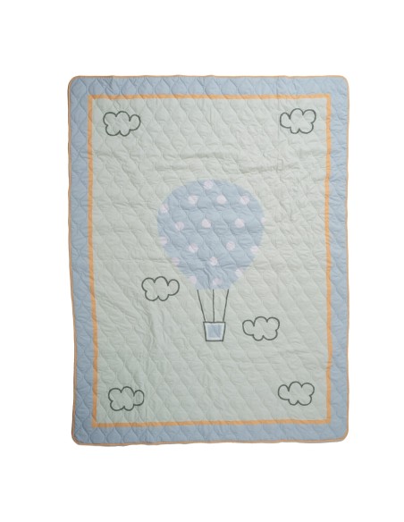 DAS KIDS ΚΟΥΒΕΡΛΙ ΜΟΝΟ 4880 ΓΑΛΑΖΙΟ, ΚΙΤΡΙΝΟ, ΜΕΝΤΑ