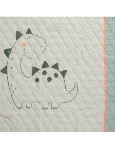 DAS KIDS ΚΟΥΒΕΡΛΙ ΜΟΝΟ 4879 ΓΚΡΙ, ΠΡΑΣΙΝΟ, ΣΟΜΟΝ 2