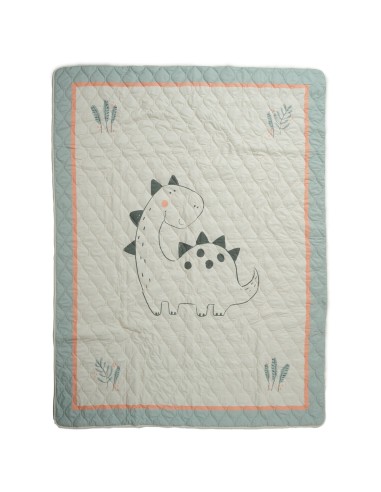 DAS KIDS ΚΟΥΒΕΡΛΙ ΜΟΝΟ 4879 ΓΚΡΙ, ΠΡΑΣΙΝΟ, ΣΟΜΟΝ