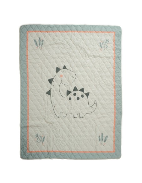 DAS KIDS ΚΟΥΒΕΡΛΙ ΜΟΝΟ 4879 ΓΚΡΙ, ΠΡΑΣΙΝΟ, ΣΟΜΟΝ