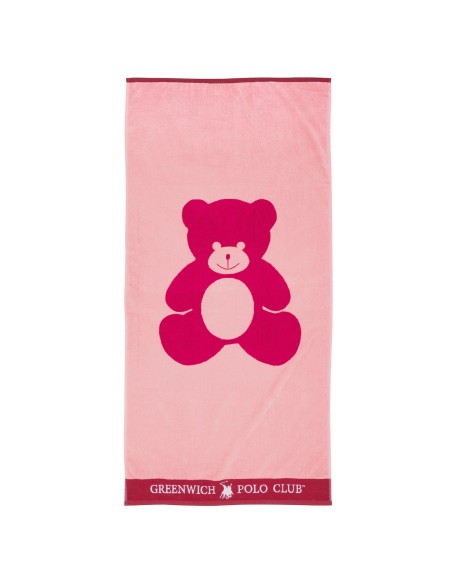 GREENWICH POLO CLUB ΠΕΤΣΕΤΑ ΘΑΛΑΣΣΗΣ 70Χ140 3896 ΚΟΚΚΙΝΟ, ΡΟΖ