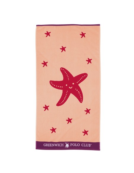 GREENWICH POLO CLUB ΠΕΤΣΕΤΑ ΘΑΛΑΣΣΗΣ 70Χ140 3894 ΚΟΚΚΙΝΟ, ΜΩΒ, ΡΟΔΑΚΙΝΙ