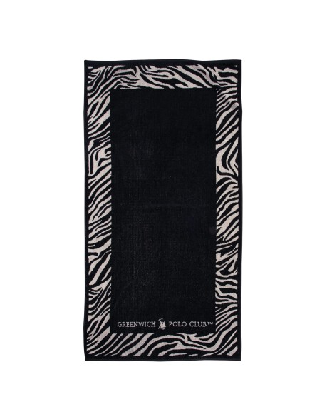 GREENWICH POLO CLUB ΠΕΤΣΕΤΑ ΘΑΛΑΣΣΗΣ 90Χ170 3884 ΛΕΥΚΟ, ΜΑΥΡΟ