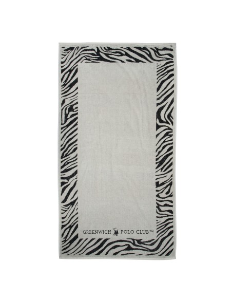 GREENWICH POLO CLUB ΠΕΤΣΕΤΑ ΘΑΛΑΣΣΗΣ 90Χ170 3885 ΙΒΟΥΑΡ, ΜΑΥΡΟ