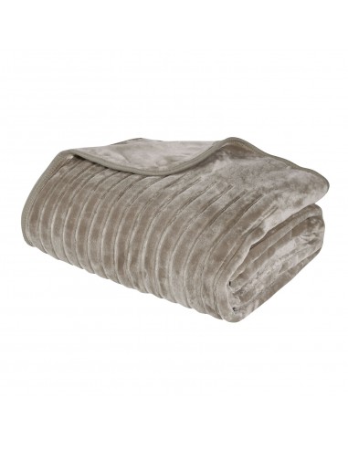 DAS HOME ΚΟΥΒΕΡΤΑ VELOUR ΥΠΕΡΔΙΠΛΗ 1350 TAUPE