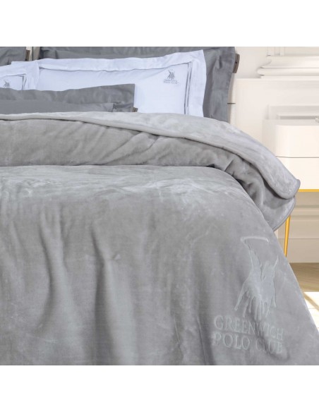 Κουβέρτα Ακρυλική Υπέρδιπλη 220x240 Greenwitch Polo 3442 ΑΣΗΜΙ